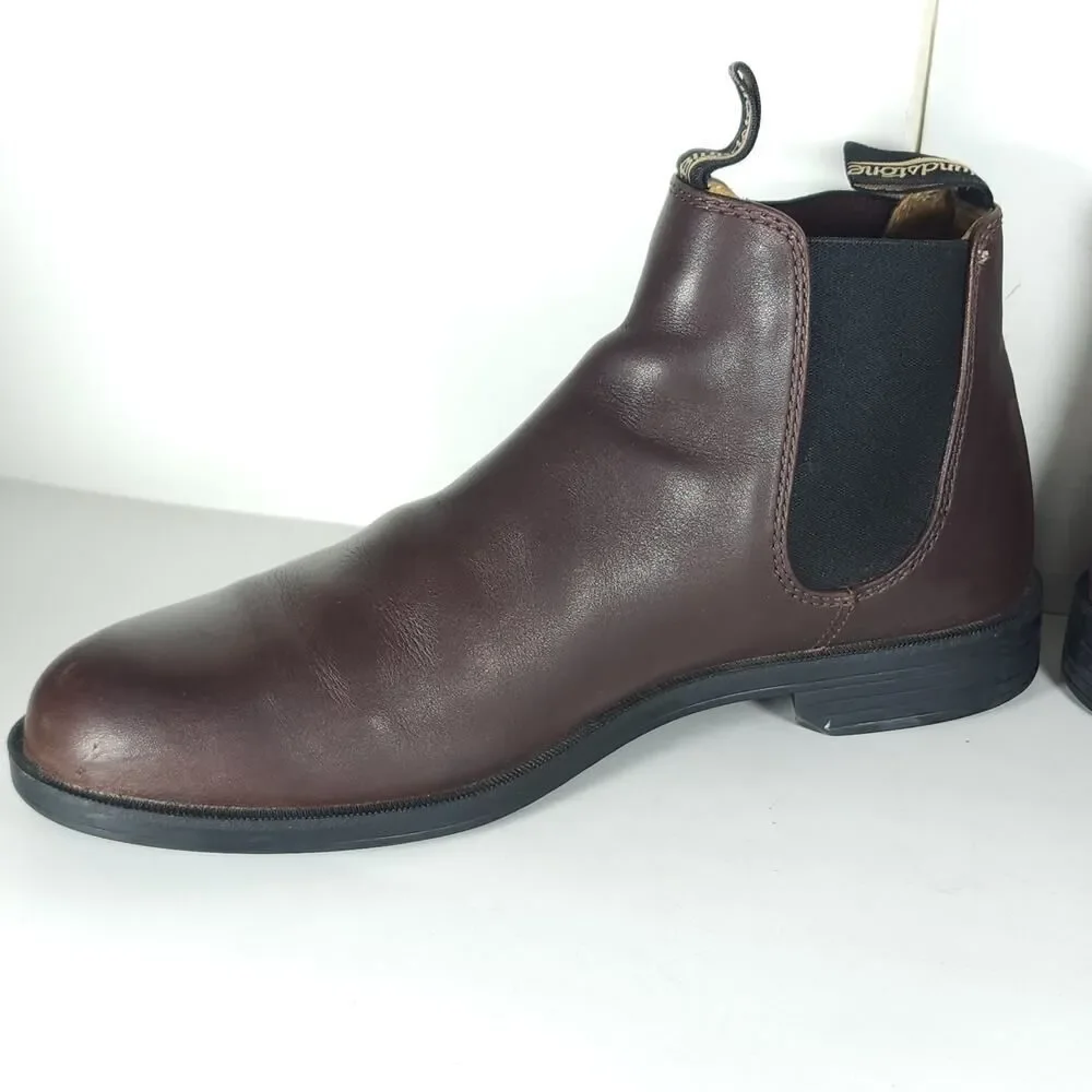 Blundstone Men's 1900 AU8,5 US9,5 Chestnut Brown Leather Ankle Chelsea Boots